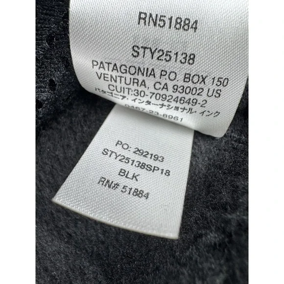 Patagonia Jacket Mens XL Black R2 Slim Fit Polartec Pro Fleece Full Zip STY25138 - Picture 7 of 14